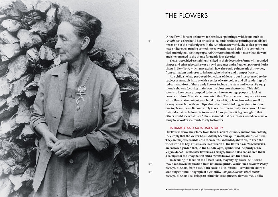 A spread from our new O'Keeffe Phaidon Focus book