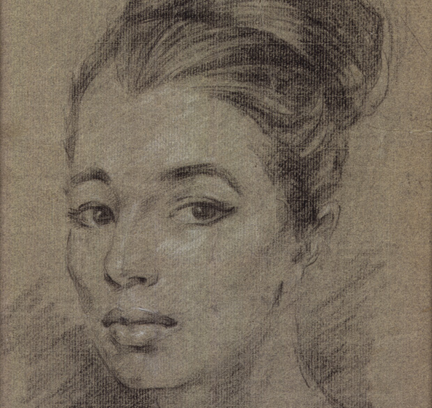 Christine Keeler by Stephen Ward, pastel, c.1961 © National Portrait Gallery, London