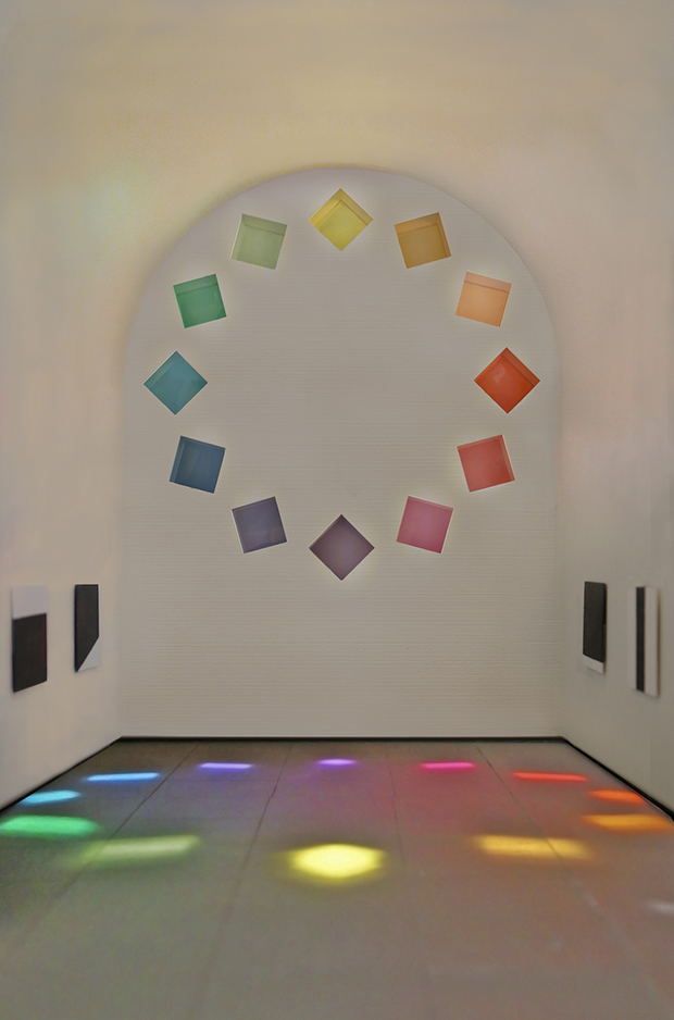 Ellsworth Kelly, Austin, 2015 (model; interior view) © 2015 Ellsworth Kelly. Image courtesy the Blanton Museum of Art