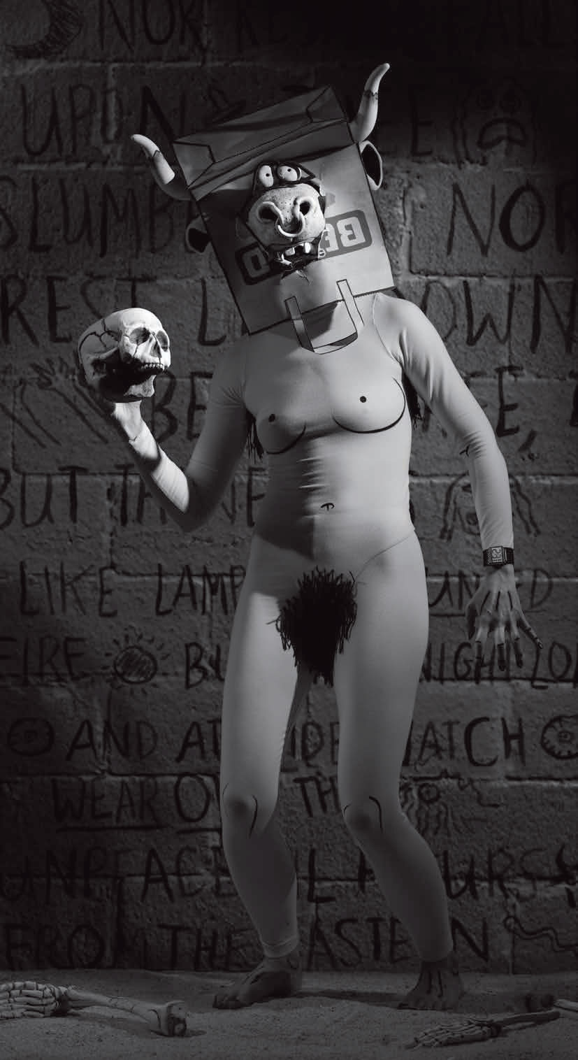 Minotaur with Skull (2015) Mary Reid Kelley with Patrick Kelley