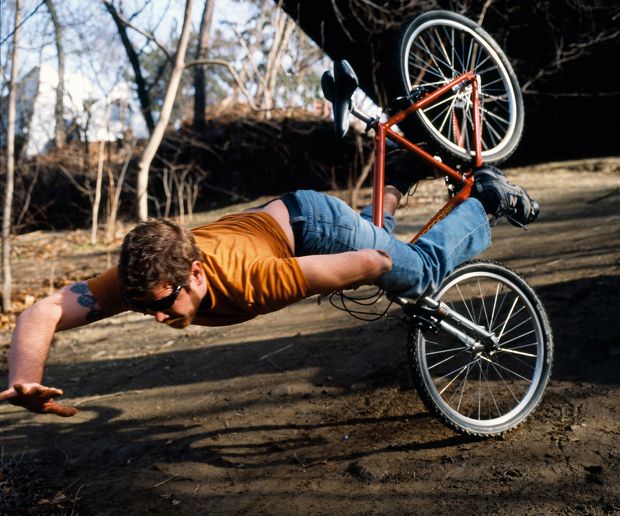 Over the handlebars (2012) from The Struggle to Right Oneself by Kerry Skarbakka