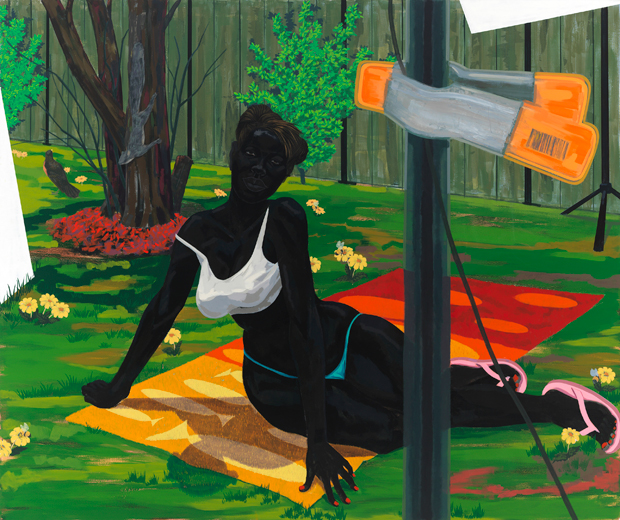 Untitled (Beach Towel), 2014 - Kerry James Marshall