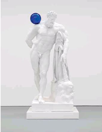 Gazing Ball (Farnese Hercules) (2013) by Jeff Koons