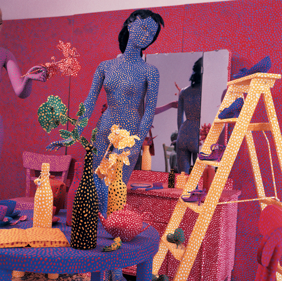 Yayoi Kusama, Driving Image (detail) (1959-64) Artwork © Yayoi Kusama
