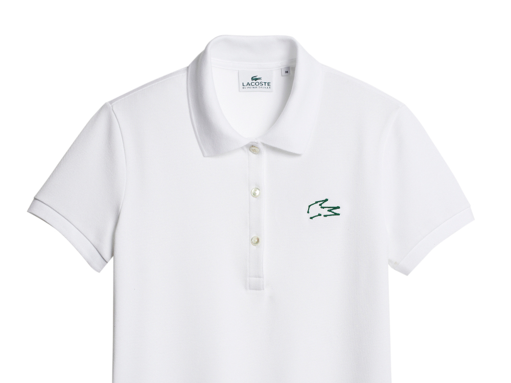 A polo shirt from Saville's new line for Lacoste
