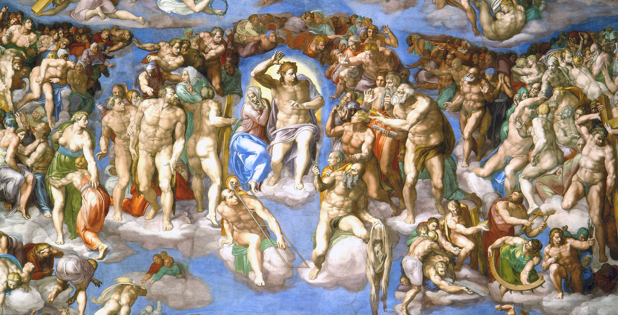 Detail from The Last Judgement (1536-41) by Michelangelo