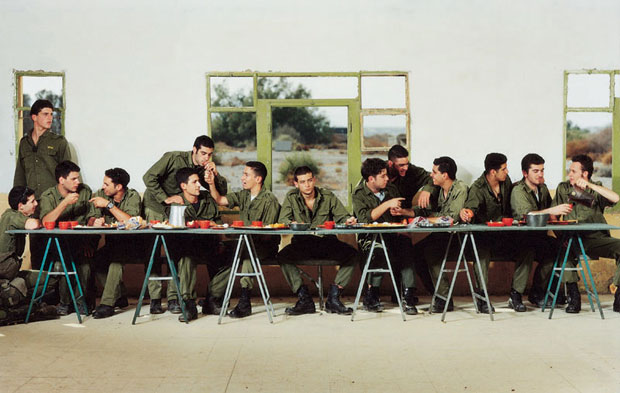 Adi Nes, Untitled (The Last Supper Before Going Out to Battle)