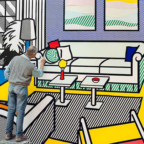 Laurie Lambrecht's photographs from inside Roy Lichtenstein's studio (1990)