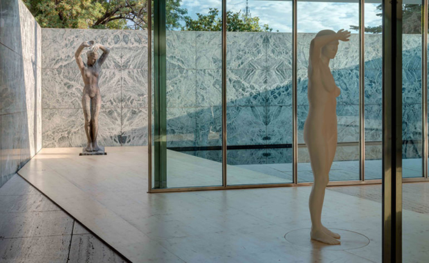 Why are these nudes in the Barcelona Pavilion? art Agenda Phaidon