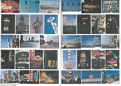 A spread from Learning from Las Vegas. As reproduced in our Pop book