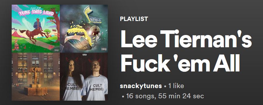 Lee Tiernan's Spotify playlist