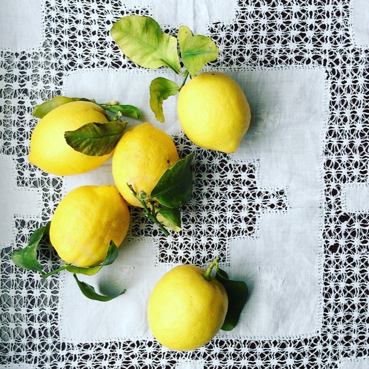 Fresh lemons, courtesy of Rosie Reynolds' Instagram (@rrfoodstyle)