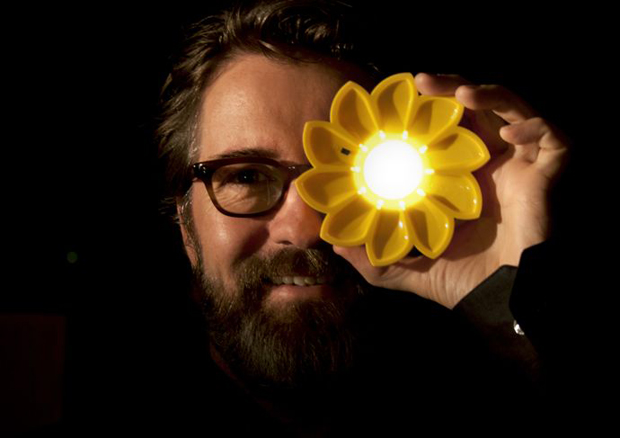 Olafur Eliasson with Little Sun