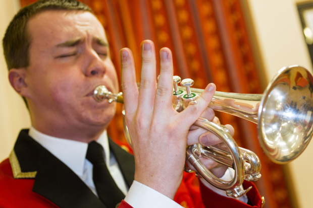 The Loxley Silver Band, Sheffield, England 2016 by Martin Parr. Martin @ DMB / Magnum Photos.
