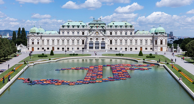 F Lotus by Ai Weiwei. Image courtesy of 21er Haus