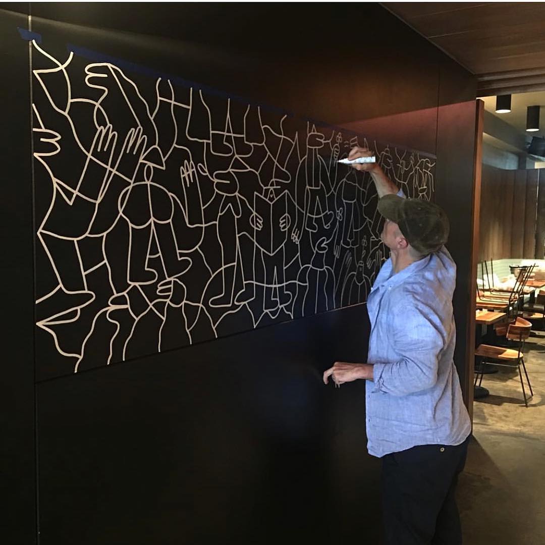 Lucas Beaufort at Contra. Photo by Jonny Barr; image courtesy of the restaurant's Instagram