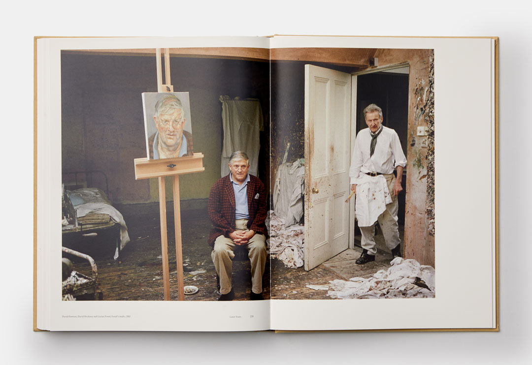 A spread from Lucian Freud: A Life