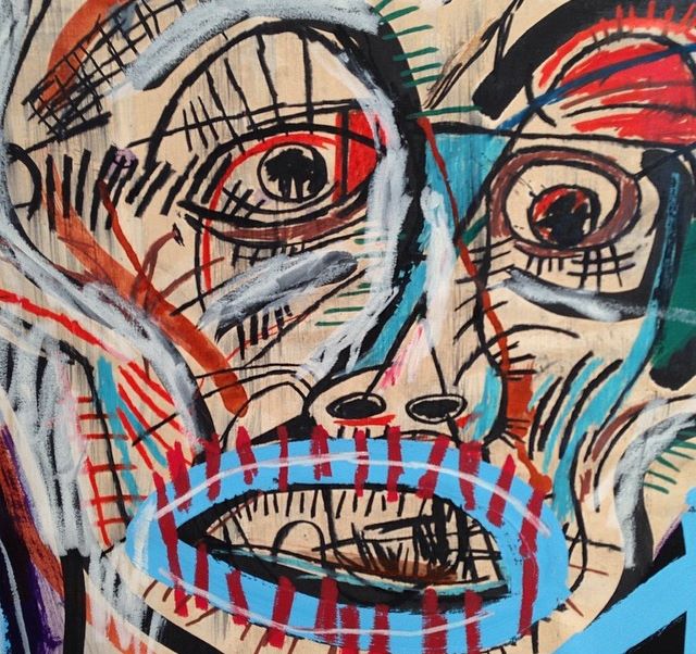 Detail from Made In Japan (1982) by Jean-Michel Basquiat, courtesy of Loic Gouzer's Instagram feed