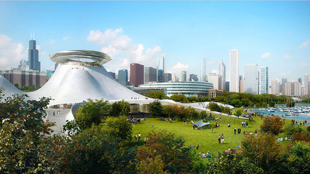 Lucas Museum of Narrative Art, Lake Michigan - MAD