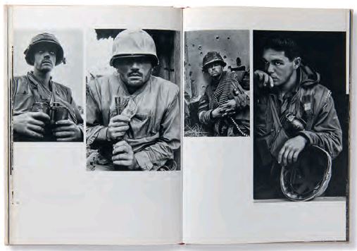 A spread from Magnum's America in Crisis. As reproduced in Magnum Photobook: The Catalogue Raisonné 