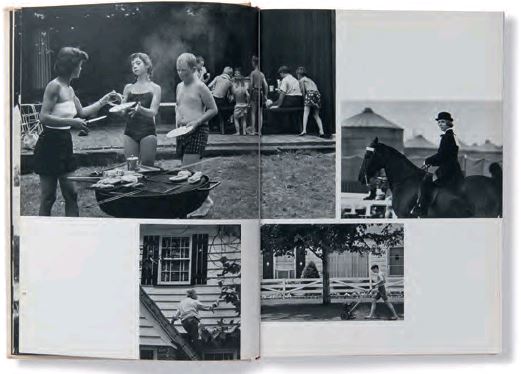 A spread from Magnum's America in Crisis. As reproduced in Magnum Photobook: The Catalogue Raisonné 