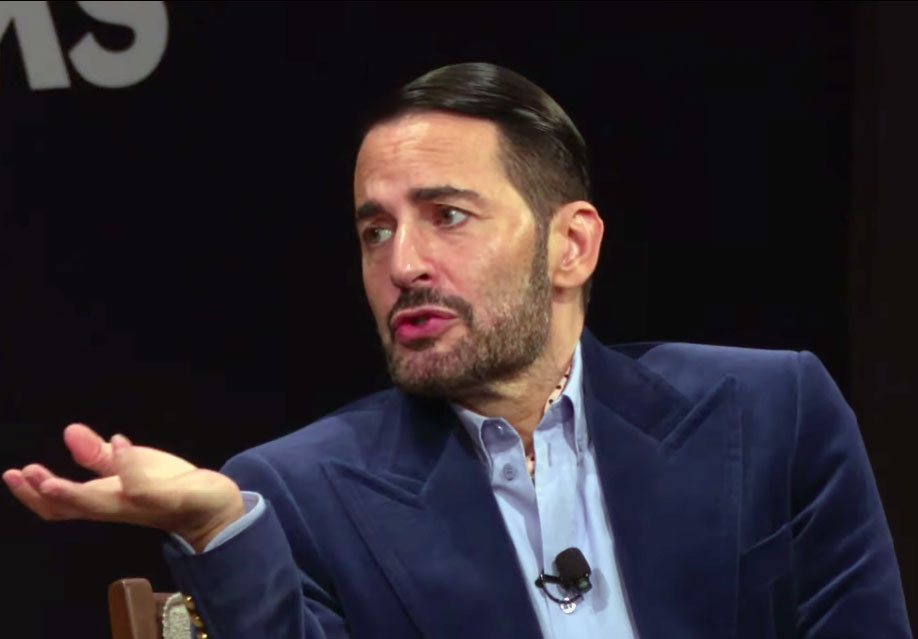 Marc Jacobs at last Friday's Times Talk