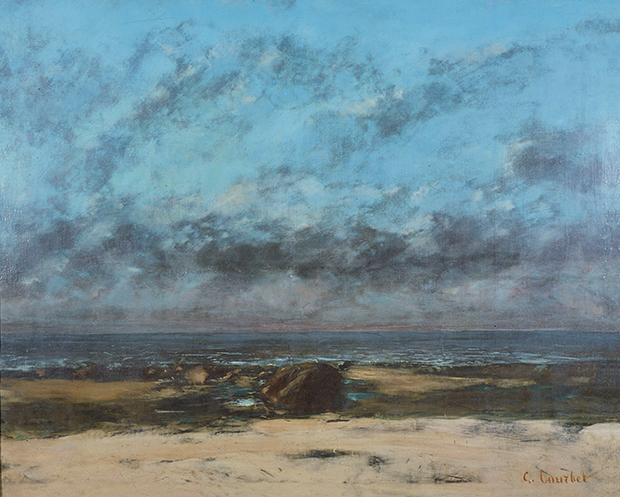 Marine, marée basse (1865) by Gustave Courbet