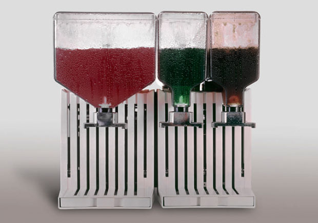 Bars MB 6-10-12-30 countertop refridgerated drinks dispensers, 1968, from Mario Bellini