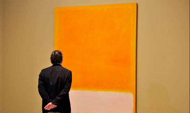 Mark Rothko at Marlborough Art's booth at Art Basel