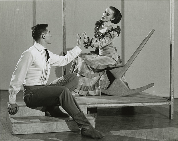 Martha Graham and Stuart Hodes in Appalacian Spring c. 1955. Image courtesy of the Martha Graham Company