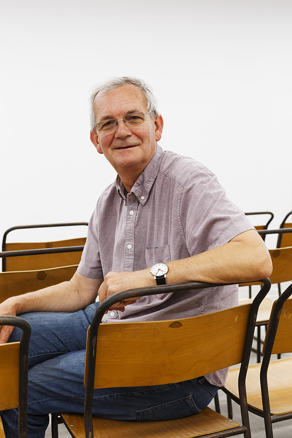 Martin Parr at the Martin Parr Foundation, Bristol, 2017 © Louis Little