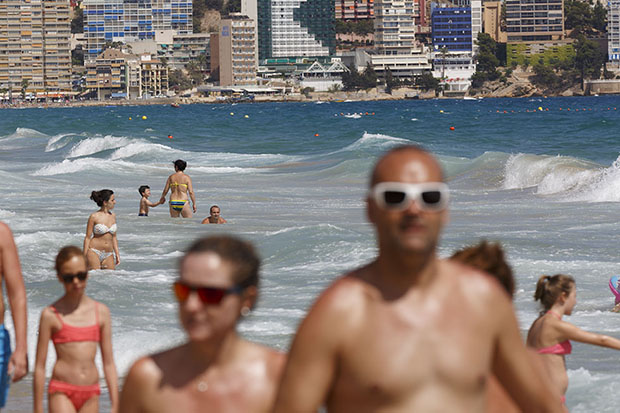 Benidorm, Spain, 2014, by Martin Parr