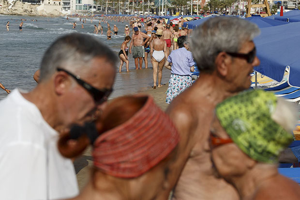 Benidorm, Spain, 2014, by Martin Parr