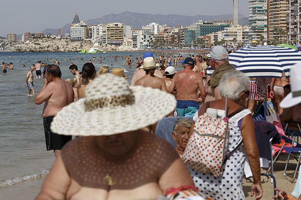 Benidorm, Spain, 2014, by Martin Parr