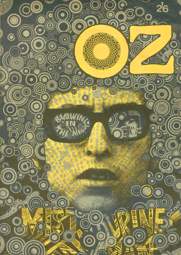 OZ 7, 'Blowing the Mind', Oct 1967, by Martin Sharp