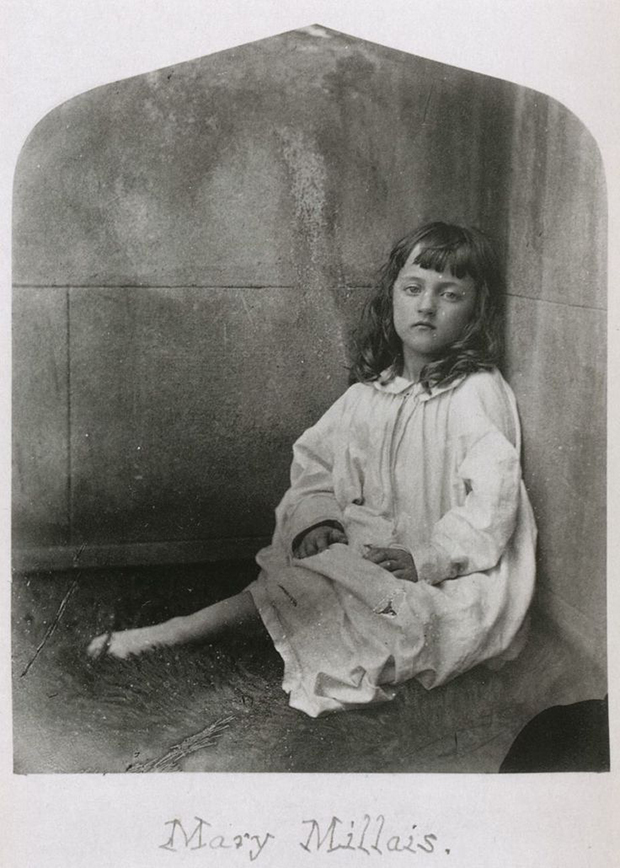 Lewis Carroll's portrait of Mary Millais, daughter of John Everett Millais, c. 1860. As reproduced in The Photography Book.