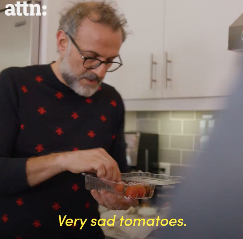 Massimo Bottura in the new video by ATTN: for Morton Salt