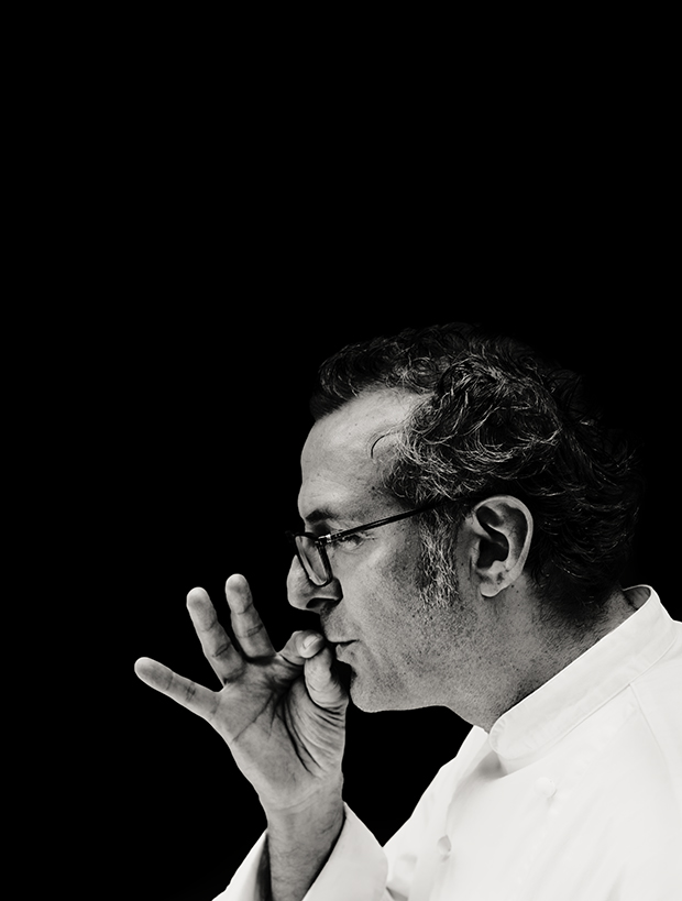 Massimo Bottura by Per-Anders Jörgensen, from Eating with the Chefs