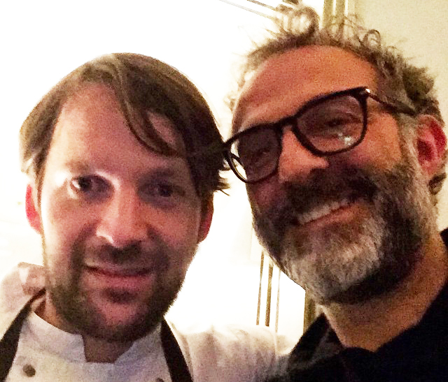Massimo Bottura and fellow Refettorio, Bread Is Gold chef René Redzepi