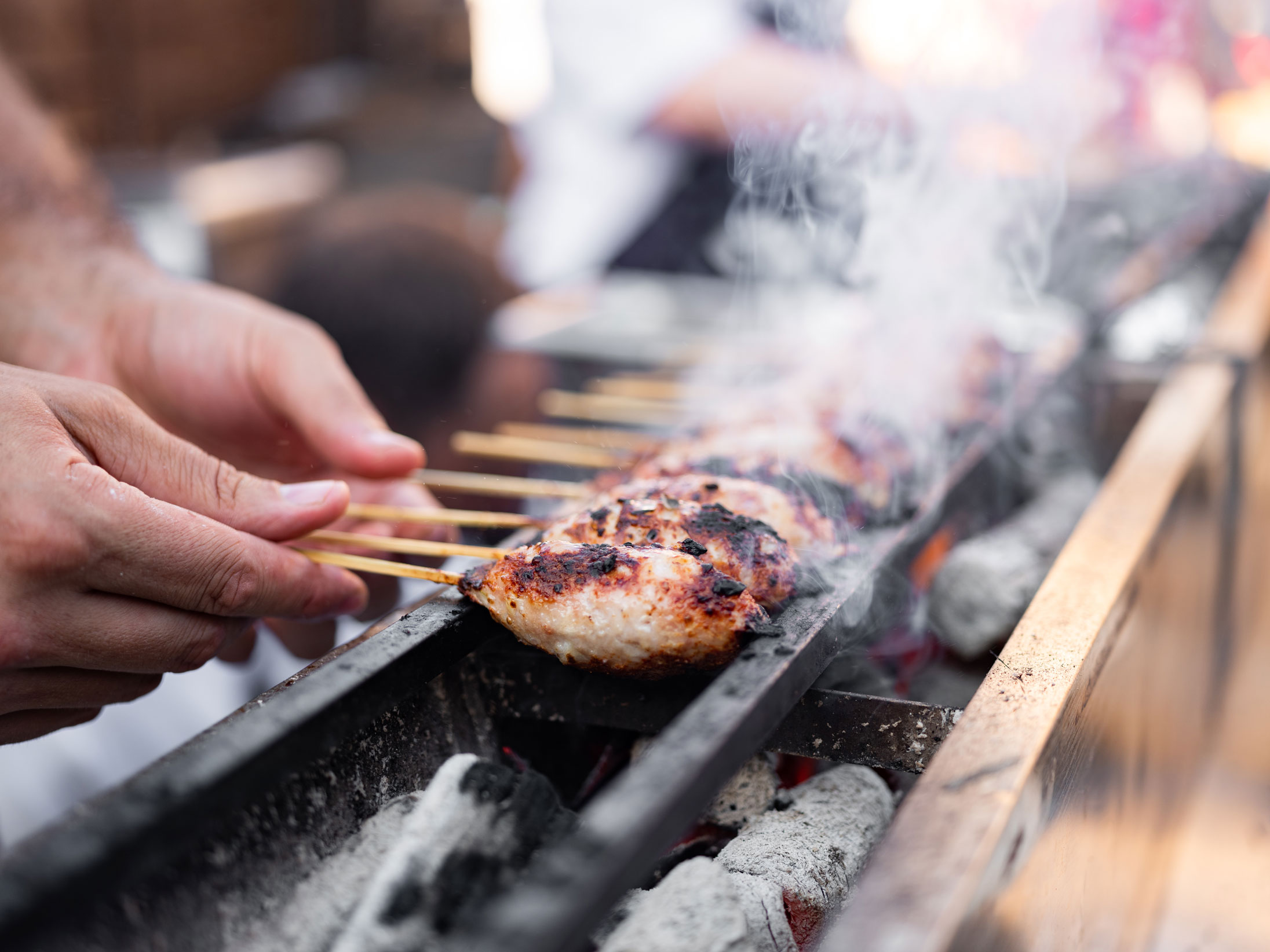 Food on the grill