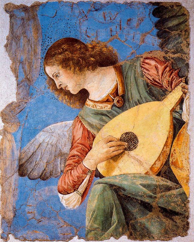 Melozzo da Forlì, Angel, c. 1480