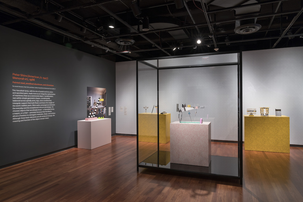 Installation view of Memphis does Hanukkah. Image courtesy of the Jewish Museum