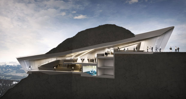 Messner Mountain Museum, Corones - Zaha Hadid