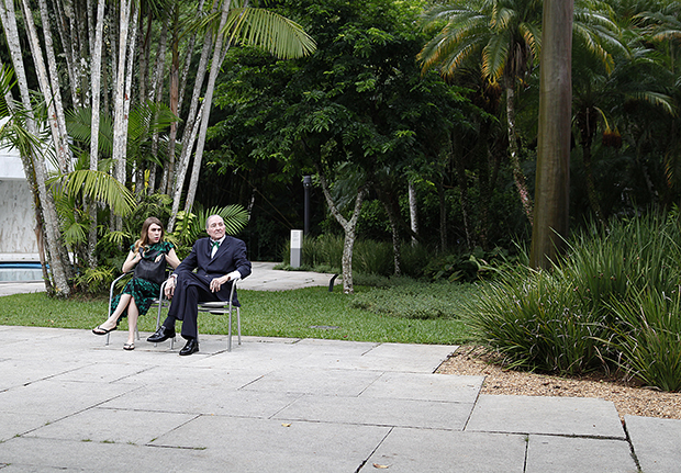 William Eggleston at the Instituto Moreira Salles, Rio, March 2015. Photography by Ailton Silva