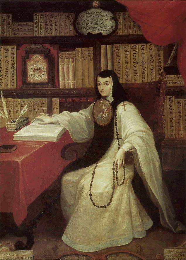 Portrait of Sor Juana Inés de la Cruz (c. 1750) by Miguel Cabrera