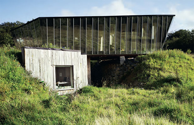 The Mimetic House by by Dominic Stevens Architects in, Dromahair, Ireland. Photograph by Ros Kavanagh. From Elemental Living