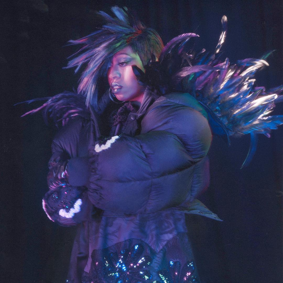 Missy Elliott in Marc Jacobs' Fall 2016 Women’s Collection. Photographed by David Sims and styled by Katie Grand. Image courtesy of TheMarcJacobs Instagram account