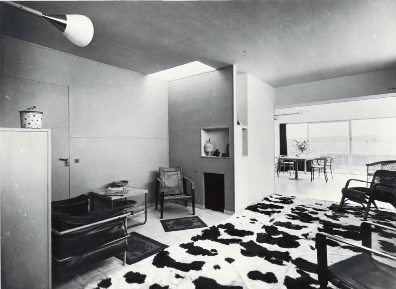 Le Corbusier's apartment in the Molitor Building, as reproduced in Le Corbusier Le Grand