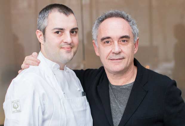 Ferran and Chef Abram Bissell photo by Scott Rudd
