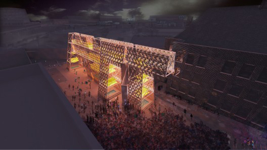 Party Wall by CODA for MoMA PS1